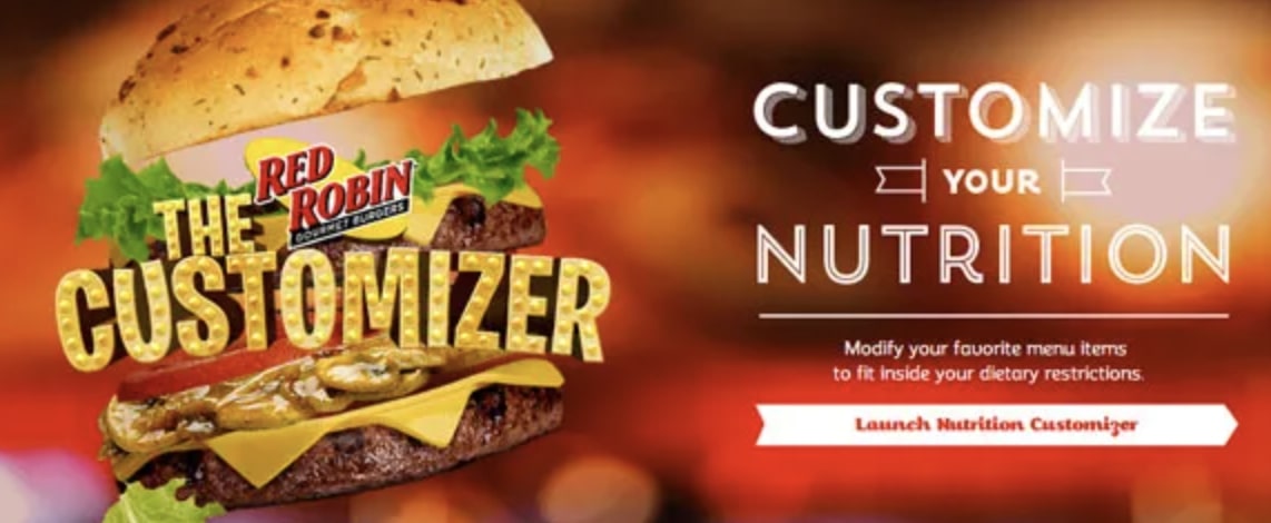Red Robin Nutrition red robin nutrition