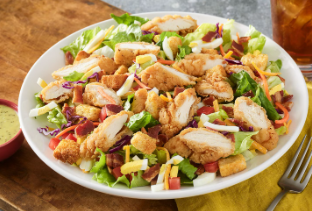 Red Robin Crispy Chicken Strips Salad Price & Nutrition Crispy Chicken Strips Salad