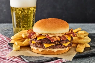 Red Robin New Buzzer Beater Bacon Cheeseburger Double - Two Pointer New Buzzer Beater Bacon Cheeseburger Double - Two Pointer